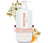 Routine Wellness Anti-Thinning Deep Conditioner for Thinning Hair to Reduce Breakage - CLINICALLY TESTED Formula with DHT Blockers Saw Palmetto, Nettle Oil - Jasmine & Orange Blossom Conditioner