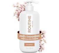 Routine Wellness Anti-Thinning Shampoo for Thinning Hair - Biotin DHT Blocker Women & Men - Color Safe Shampoo for Hair Loss & Healthy Growth - Vanilla Blossom - 14oz