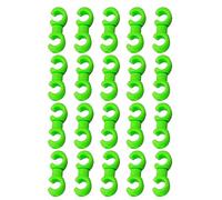 Routing Clips for Paired Control Cables in a 20-Piece Set | Opposing Open Ends Joined At the Center, 20 Individual Bike Cable Clips, Grouping for a Shared Cable Route