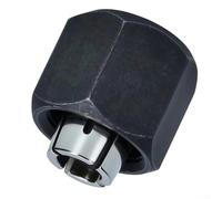 Routing Collet Nut, Part 2608570142 With Union Nut | Metal And ABS Construction, Reusable Design, Includes Collet Nut, Compatible With GKF12V-8, GKF18V-8, GLF18V-8P