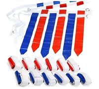 Rouufgeg 12 Player Adjustable Sliding Flag Football Set, 3 Flags Per Belt, 36 Flags Total for For Kids Adults Players