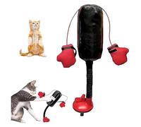 ROUYA Cat Boxing Toys, Interactive Kitten Toys Punching Bag With Dangling Boxing Gloves, Punching Bag Play Gym, Mini Box Punchings Cats Bags Toy, Funny Teasing Fun Activity For Felines(1pcs)