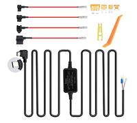 Rove r3 Dash cam hardwire kit with 4 Fuse Tap Cable Mini, ACS, ATO, Micro2 Add A Circuit Fuse Holders, Low Voltage Protection for Vantrue N4, N2S, X4S Dash Cam 12V 24V to 5V Power Cord