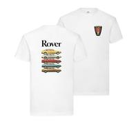 Rover SD-1 Advert T-Shirt Classic British Car Enthusiast Official Licenced Product (UK, Alpha, XXL, Regular, Regular, White)