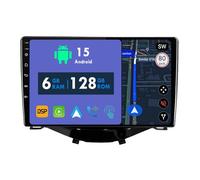 RoverOne Car Radio GPS for Peugeot 108 for Citroen C1 for Toyota Aygo B40 2014-2021 Carplay Android Auto Stereo Head Unit Bluetooth Sat Navigation (9 inch screen)