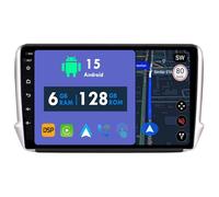 RoverOne Car Radio GPS for Peugeot 2008 208 2012 2013 2014 2015 2016 2017 2018 Carplay Android Auto Stereo Head Unit Bluetooth Sat Navigation