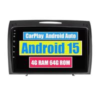 RoverOne Car Stereo CarPlay Head Unit for Mercedes Benz SLK-Class SLK Class R171 2004-2011 Android Auto Touch Screen Sat Navi Bluetooth WiFi Radio Player
