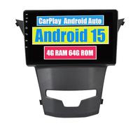 RoverOne Car Stereo CarPlay Head Unit for SsangYong Korando 3 Actyon 2 2013-2017 Android Auto Touch Screen Sat Navi Bluetooth WiFi Radio Player