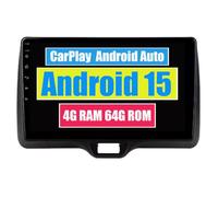 RoverOne Car Stereo CarPlay Head Unit for Toyota Yaris Vios 2020 2021 2022 2023 Android Auto Touch Screen Sat Navi Bluetooth WiFi Radio Player