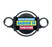 RoverOne Car Stereo Radio for BMW MINI COOPER R56 R60 2007-2014 with CarPlay Android Auto Multimedia Player GPS Navigation Touch Screen Bluetooth WiFi