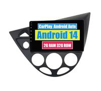 RoverOne Car Stereo Radio for Ford Fiesta 1995-2001 Focus MK1 1998-2004 with CarPlay Android Auto Multimedia Player GPS Navigation Touch Screen Bluetooth WiFi