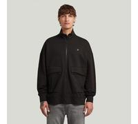 Rovic Full Zip Loose Sweater - Black - Men M