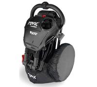 Rovic Golf Cart Wheel Covers Black One Size