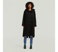 Rovic Hooded Loose Parka - Black - Women L