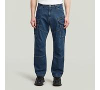 Rovic Loose Denim Jeans - Dark blue - Men 34-36