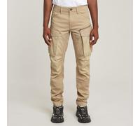 Rovic Zip 3D Regular Tapered Pants - Beige - Men 28-32
