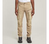 Rovic Zip 3D Regular Tapered Pants - Beige - Men 29-32