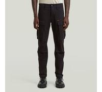 Rovic Zip 3D Regular Tapered Pants - Black - Men 33-34