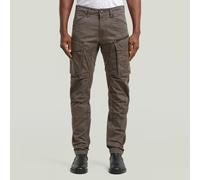 Rovic Zip 3D Regular Tapered Pants - Brown - Men 31-32