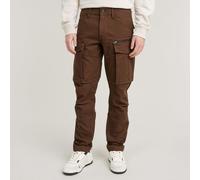 Rovic Zip 3D Regular Tapered Pants - Red - Men 29-32