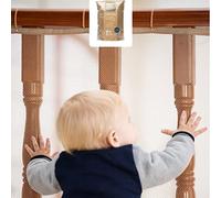 Roving Cove Stair Banister Guard 10ft x 3ft, Railing Safety Net for Baby Proofing, Child Safety Stairway Cover, Balcony Mesh Netting, Almond Brown