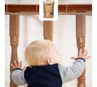 Roving Cove Stair Banister Guard 5ft x 3ft, Railing Safety Net for Baby Proofing, Child Safety Gate Cover, Balcony Mesh Netting, Almond Brown
