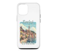 Rovinj Croatia Vintage Adriatic Travel Design Case for iPhone 12/12 Pro