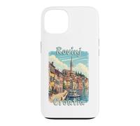 Rovinj Croatia Vintage Adriatic Travel Design Case for iPhone 13