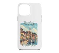 Rovinj Croatia Vintage Adriatic Travel Design Case for iPhone 13 Pro Max