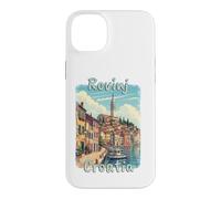 Rovinj Croatia Vintage Adriatic Travel Design Case for iPhone 14 Plus
