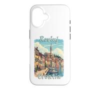 Rovinj Croatia Vintage Adriatic Travel Design Case for iPhone 16