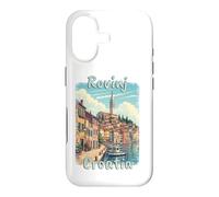 Rovinj Croatia Vintage Adriatic Travel Design Case for iPhone 17