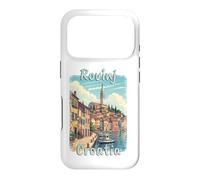 Rovinj Croatia Vintage Adriatic Travel Design Case for iPhone 17 Pro