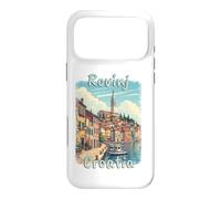 Rovinj Croatia Vintage Adriatic Travel Design Case for iPhone 17 Pro Max