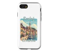 Rovinj Croatia Vintage Adriatic Travel Design Case for iPhone SE (2020) / 7/8
