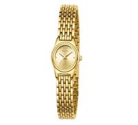 Rovixs Small Vintage Oval Women’s Watch,Elegant Waterproof Ladies Watch with Japanese Quartz Movement, Stainless Steel Strap with Adjustment Tool for Perfect Fit, Gold-gold