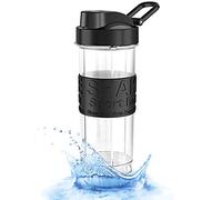 ROVLAK Smoothie Bottle 570ml Water Bottle BPA-Free Tritan Sport Drink Bottle for Gym/Hiking/Camping/Travel Bottle, Portable Smoothie Maker Spare Cup compatible with 500W/700W Smoothie Mixer Blender