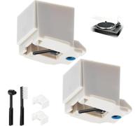 ROVLET ATN3600L-ATN3600LC Record Player Needle - Diamond Conical Replacement Stylus Compatible with Audio-Technica AT-LP60 Series, AT-LP60X, AT-LP60XBT and Sound Burger Turntable（2 Pack）