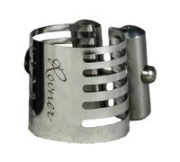 Rovner Ligature & Plastic Cap for Bass Clarinet - Platinum Ligature for Hard Rubber Mouthpiece (P-3RL)