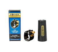 Rovner Versa Series Premium Dark Ligature for Bb Clarinet - Black/Dual Tone Alloy - V-1R