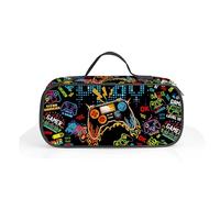 ROVOZAR Gamer Pencil Case for Boys Girls, Video Game Controller Pencil Box for Kids Game Pen Bag, Large Capacity Game Pencil Pouch with Zipper Compartments for School Office