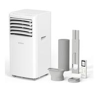 ROVSUN 12000BTU Portable Air Conditioning, 5-in-1 Powerful Air Conditioner Unit, Heater 8500BTU, Dehumidifier, Sleep Mode, Fan, Remote Control and Window Kit, for Home & Office