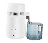 ROVSUN 4L Water Distiller with Flame-retardant Material, 750W Countertop Distilled Water Machine - BPA-Free Container & Stainless Steel Interior, Distilled Water Maker Purifier for Home Table