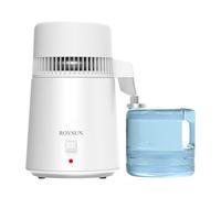 ROVSUN 【Upgraded】 1.1 Gallon/4L Water Distiller Countertop Distilled Water Machine with Flame-Retardant Material, BPA-Free Container & Stainless Steel Interior, 750W Distilled Water Maker Purifier