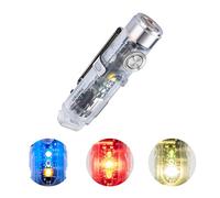RovyVon 4th Aurora A8 USB-C EDC Flashlight, 90 CRI 5000K, Max 420 Lumen Rechargeable Keychain Light, Momentary On, Lock Mode, Magnet Accessories, for Checking Outdoor(365nm/Red/White)
