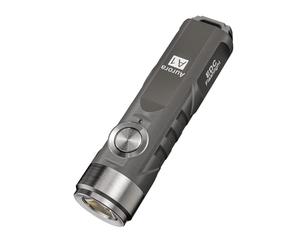 RovyVon A1 EDC Keychain Torch USB-C Rechargeable Bright 650 Lumen | 6500K Cool White, 4 Brightness Modes with Strobe, 16.8g Mini LED Torch with Pocket Clip, IPX6 for Daily Use, Emergency