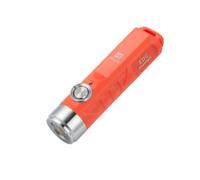 RovyVon A1 G4 Mini Keyring Torch Bright 650 Lumens with Pocket Clip | USB-C Rechargeable, 16.8g Lightweight Torch, IPX6 Waterproof for Everyday Use, Household and Emergencies, Orange