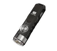RovyVon A1 G4 Rechargeable USB C Mini Torch Bright 650 lumens 5 Mode | Lightweight 16.8g keyring Torch with Lock Function, Pocket Clip, Strobe, IPX6 Ideal for Workshop, Everyday use, Black