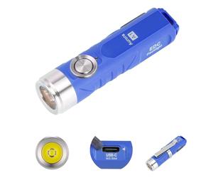 RovyVon A1 G4 USB-C Rechargeable Keyring Torch - 650 Lumens Super Bright Mini LED Flashlight for EDC, Camping, Hiking | Compact, Lightweight, Strobe Mode | Gift for Men & Women Friends Family