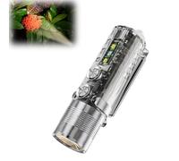 RovyVon A28 Generation 2 Pocket Torch, 11 Setting 600 Lumens Rechargeable EDC Torches, Sidelight Modes LED Flashlight for Camping, Hiking, Daily Use, Emergency